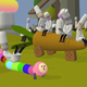 Five out of six chefs prefer to ride carrots with square wheels over rainbow worms.
